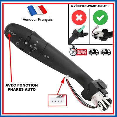 Kit réparation Com2000 commodo de Phares clignotant Peugeot 206 307 406 407 807 - Imagen 1 de 4