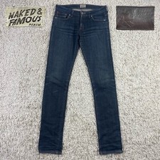 Naked & Famous Men's The Straight 033332 Stretch Selvedge Denim Jeans 26