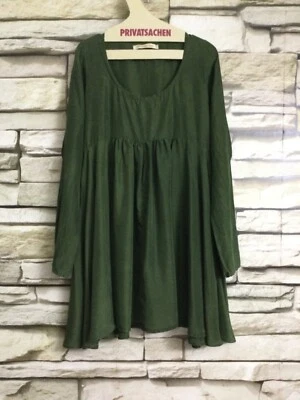cocon.commerz PRIVATSACHEN  ROHSTOFF Kleid aus WÄSCHESEIDE in grün Größe 1 - Bild 1 von 4