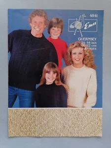 FAMILY SWEATERS, Round neck, 61-112cm, 5ply - EMU Knitting Pattern 4841 - Picture 1 of 1