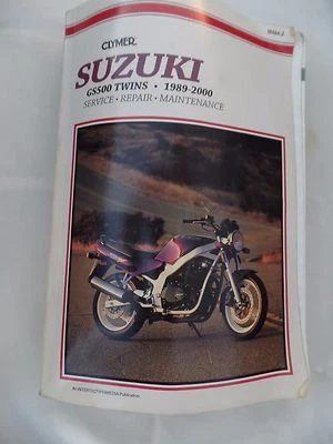 Clymer Servicio Reparación Manual Suzuki GS 500 Twins 89-00 M484-2 - Imagen 1 de 2