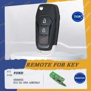 433mhz Replacement For Ford F-250&F-350 SUPER DUTY 2023 2024 Flip Key Fob Remote - Foto 1 di 6