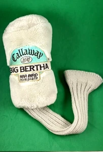 Callaway Golf Big Bertha War Bird 1-Wood Driver Head Cover Gray Plush Headcover - Picture 1 of 6