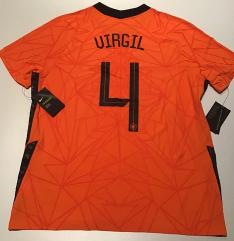 Netherlands Vapor Match Home Shirt 2020-2021 Nike #4 Virgil M-XL NWT Cover