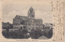BOONE COUNTY COURT HOUSE  ALBION NE  RPO COLUMBUS & ALBION RR 1906