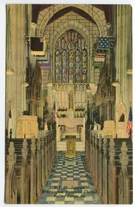 Linen Postcard - Valley Forge, Pennsylvania - Washington Memorial Chapel - Picture 1 of 2