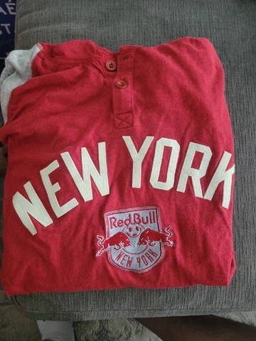 Mitchell & Ness New York Red Bulls MLS Soccer  Hoodie Sweatshirt  Size Large Cover