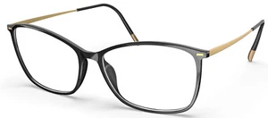 Silhouette eyeglasses Illusion Lite Black 53MM-14MM-135MM 1598-75-9031-53MM* - Picture 1 of 4
