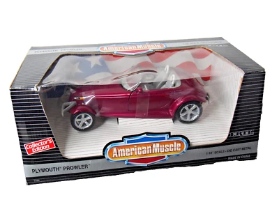 1/18 普利茅斯Prowler ERTL美国肌肉收藏家编辑分片模型复古 — 第 1/3 张图片