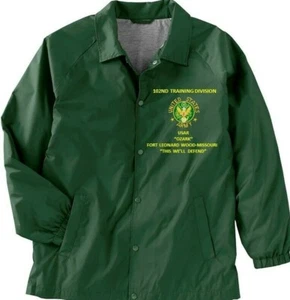 102ND TRAINING DIVISION FORT LEONARD WOOD-MO USAR EMBROIDERED LIGHTWEIGHT JACKET - Picture 1 of 12