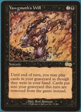 Yawgmoth's Will Urza's Saga PLD Black Rare MAGIC MTG CARD (ID# 239685) ABUGames