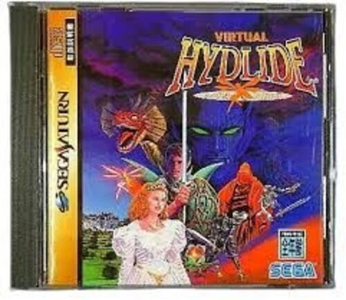 VIRTUAL HYDLIDE Sega Saturn Japanese ver. Tested Working Used - Image 1 of 1