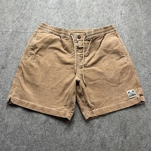 Howler Brothers Corduroy Shorts Men 36 Beige 7" Elastic Drawstring Stretch - Picture 1 of 14