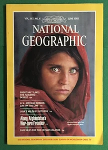 National Geographic Magazine June 1985 Issue Afghanistan Afghan Refugee Cover - Picture 1 of 3