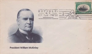 US COVER 1901 Pan American Exposition Cancel September 7 Day After Mckinley Shot - Picture 1 of 2