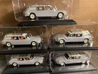 LOT 5 X Ambulances COLLECTION  DS CITROEN BREACK  NEUF 1:43 ATLAS - Photo 1/4