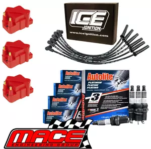 HIGH VOLTAGE IGNITION SERVICE KIT FOR HOLDEN COMMODORE VT VX VY L67 S/C 3.8L V6 - Picture 1 of 1