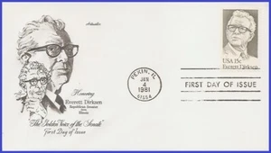 USA4 #1874 U/A ARTMASTER FDC Everett Dirksen - Imagen 1 de 1