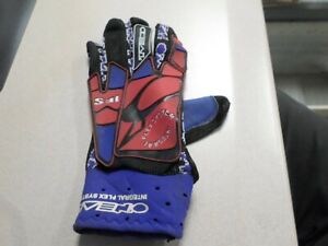 NOS Oneal Integral Flex System Amputee Left  Sz 8 Red Purple Black Glove 0472 