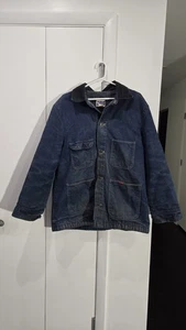 Vintage BIG SMITH Jacke Herren XL? Jeansdecke gefüttert Chore Barn Coat ✔️ Fotos - Bild 1 von 11