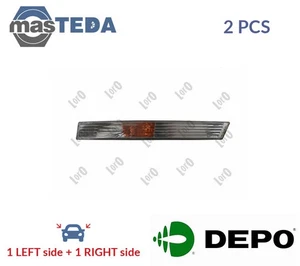 053-22-855 INDICATOR LIGHT BLINKER LAMP PAIR FRONT BUMPER LORO 2PCS NEW - Picture 1 of 7