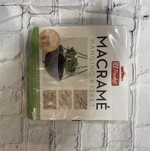 Make Market Makramee Hängekorb Grün Jute 7 Stück Starterset Neu - Bild 1 von 2