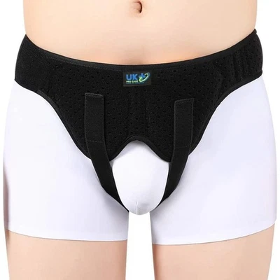 UK PRO CARE Single/Dual Hernia Support Belt Gentle Relief Reducible Inguinal Groin