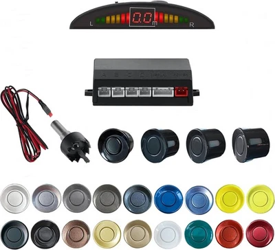Parking Sensor Kit Backup Reverse System with Adjustable Volume Black - Image 1 of 4