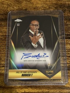 2025 Topps Chrome WWE #HOFBT "Autógrafo Salón de la Fama"/50 Booker T - Imagen 1 de 2