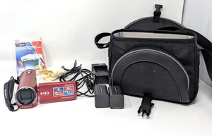 Sony Handycam HDR-CX220 Full HD Camcorder 8.9MP, 32x Zoom Tested, Excellent - Picture 1 of 10