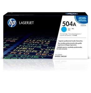 Genuine HP 504A (CE251A) CYAN LaserJet Toner - Free Ship - Picture 1 of 8