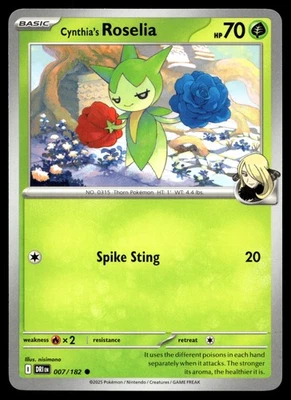 Cynthia's Roselia 007/182 SV10: Destined Rivals - Image 1 of 2