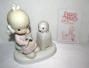 1980 Enesco Precious Moments "Love Cannot Break A True Friendship" E-4722 - Picture 1 of 3