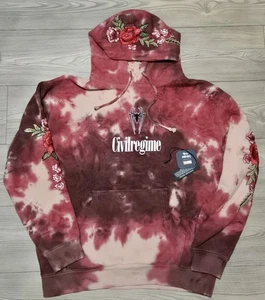 Civil Regime Spider-Man Hoodie Größe Medium Marvel rote Blumen neu mit Etikett Spiderman - Bild 1 von 6