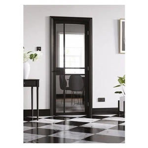 Crittal Greenwich schwarz verglaste Glas Innentür modern *alle Größen - Bild 1 von 9