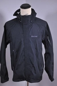 Marmot Precip Rain Jacket Black Men's Large L - Picture 1 of 4
