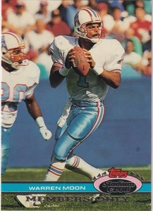 1991 Stadium Club Members Only #NNO Warren Moon - Houston Oilers - Picture 1 of 2