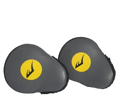 Everlast Punch Focus Mitts Training Pair Gray/Black Boxing MMA - Image 1 of 4