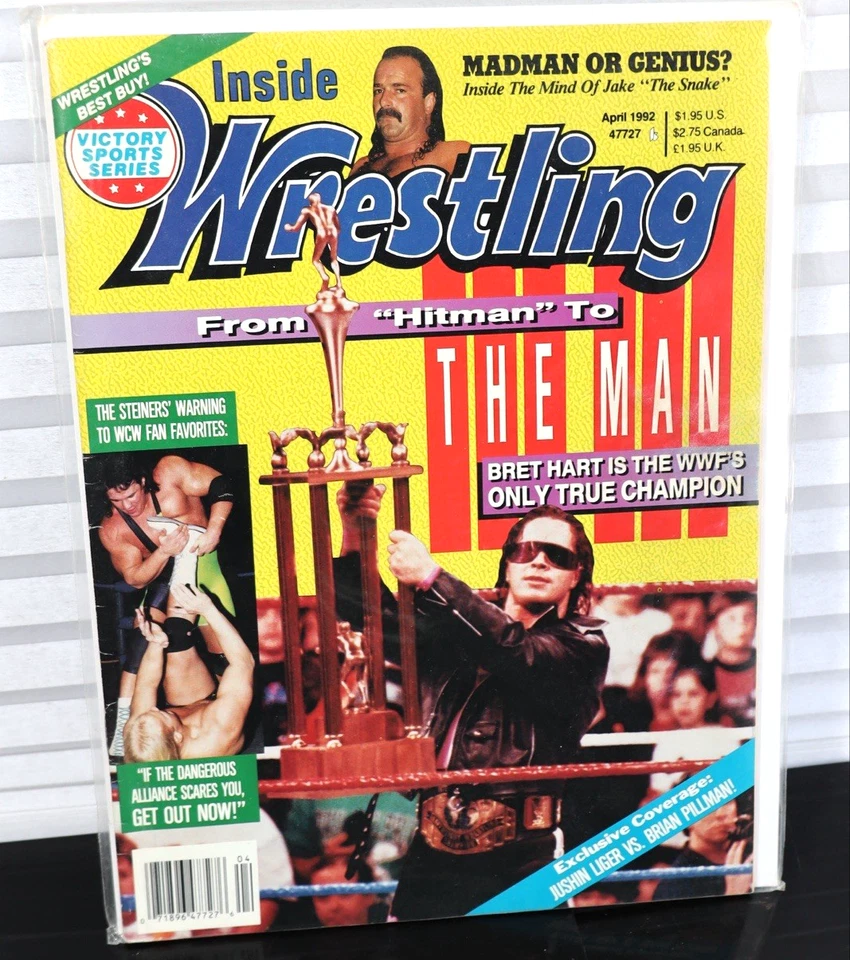 Inside Wrestling Magazine – April 1992 WWF WCW Vintage 90s - Image 1 of 1