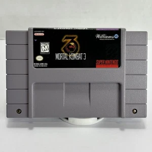 Mortal Kombat 3 (Super Nintendo 1995) SNES Cartridge Only Tested & Working - Picture 1 of 14