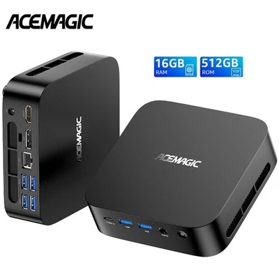 ACEMAGIC K1 Mini PC AMD Ryzen 5 7430U 16GB DDR4 + 512GB SSD Win11 WiFi6 BT5.2 - Image 1 of 4