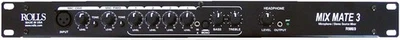 Rolls RM69 MixMate 4 Stereo Inputs 3 Mic/Source RCA XLR Output Phantom Mixer - Image 1 of 2