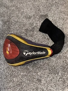 TaylorMade R5 Hundred Series Driver Headcover schwarz rot gelb Stricksocke - Bild 1 von 5