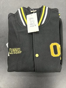 Herren Letterman Jacke XL schwarz/weiß - Bild 1 von 12