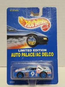 AUTO PALACE AC DELCO BLUE WHITE #9 HOT WHEELS DIE CAST CAR 1992 LIMITED EDITION - Picture 1 of 21