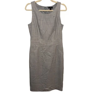J.Crew Womens Gray Sleeveless Sheath Dress 6T - Picture 1 of 7