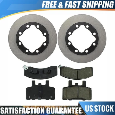 Rotores y pastillas de freno delanteros para Chevrolet K3500 Centric 1992 93-99 2000 Foto 1 de 4