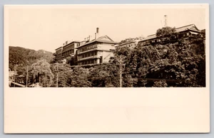1920s RPPC Kyoto, Japan - The Miyako Hotel - Higashiyama Hills Unposted Postcard - Picture 1 of 4