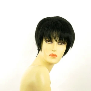 Perruque femme courte noir LOUISE 1B - Bild 1 von 8