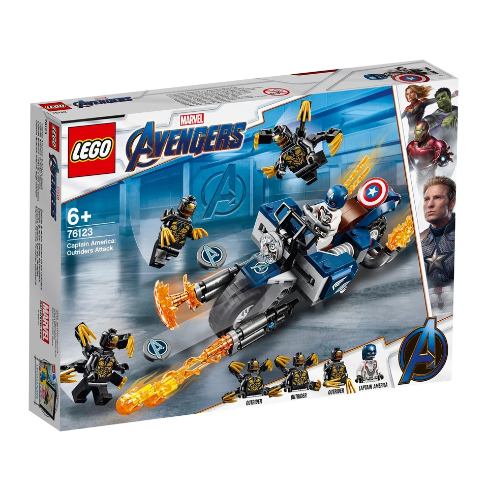 LEGO Super Heroes: Captain America: Outriders Attack (76123)